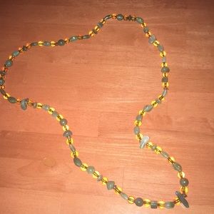 Olive green necklace